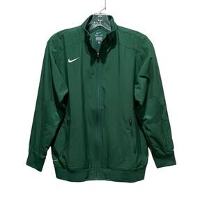 Nike Track Jacket Green and White Womens size Large